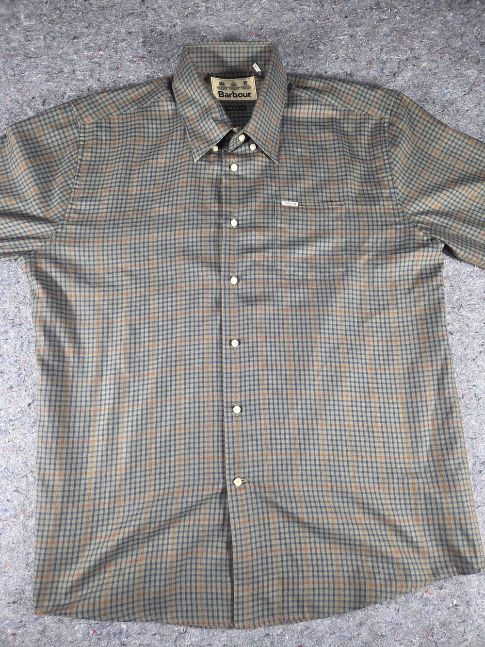Barbour Men’s XXL Plaid Regular Fit Shirt